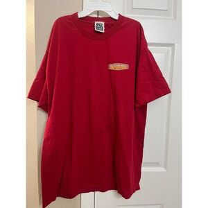 Old Guys Rule Red T Shirt XL Aged to Perfection Graphic Tee Men